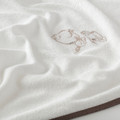 VÄDRA Cover for babycare mat, rabbit/white, 74x80 cm