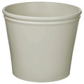 KÖRSBÄRSBJÖRK Plant pot, light grey/beige, 32 cm