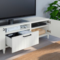 BESTÅ TV bench, white/Sutterviken/Kabbarp white, 180x42x48 cm