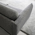 ÄPPLARYD 3-seat sofa with chaise longue, Lejde grey/black