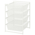 JONAXEL Frame with mesh baskets, 50x51x70 cm
