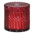 Candle in Glass 10.5cm, red