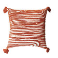 GoodHome Cushion Geo 45 x 45 cm, brown
