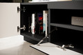 TV Cabinet Loftia 200 cm, black/matt black