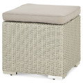Garden Pouffe Gabbs 2pcs, grey