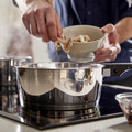 SLÄTROCKA Cookware kit with detachable handle, stainless steel
