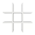 KALLAX Insert for bottles, white, 33x33 cm