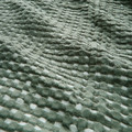 PELARTUJA Bedspread, green-grey/white, 230x250 cm
