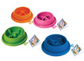 Dog Bowl Slow Food Size 1 - 21.5x5.5cm, assorted colours