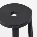 IBBARBO Stool, dark grey