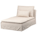SÖDERHAMN Chaise longue, Gransel natural colour