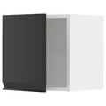 METOD Wall cabinet, white/Upplöv matt anthracite, 40x40 cm