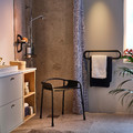 BÄSINGEN Shower chair, anthracite
