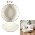 Deep Plate Vlora 20cm, beige
