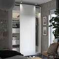 PAX / HASVIK Wardrobe, white/white, 150x66x236 cm