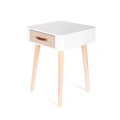 Nightstand Bedside Table Enano, white