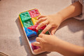 Cleverclixx Magnetic Tiles Mini Tiles Pack Pastel 28 pieces, 3+