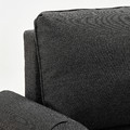 GRIMHULT Three-seat sofa bed, grey