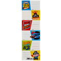 Label Stickers for Notebooks 25pcs Hot Wheels, assorted