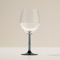 RÖDRÄKA Wine glass, blue-grey/clear glass, 50 cl