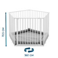 Baby Dan Playpen Park-A-Kid, white