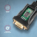 AXAGON ADS-1PQN Advanced Adapter FTDI USB 2.0 > RS-232 serial