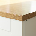KNOXHULT Kitchen, white frame, 220x61x220 cm