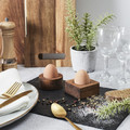 Egg Stand, round, acacia