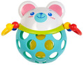 Bam Bam Animal Rubber Ball with Rattle Bear 6m+