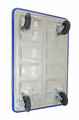 AW 4-Wheel Foldable Platform Trolley 150kg 47x73cm