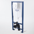 Grohe Concealed Toilet Frame Serel, with Rimless Bowl & Soft-close Toilet Seat