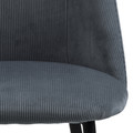 Dining Chair Ines, grey corduroy