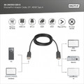 Digitus DisplayPort Adapter Cable, DP - HDMI type A 2m, black