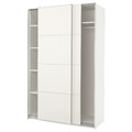 PAX / MEHAMN Wardrobe, white/double sided white, 150x66x236 cm