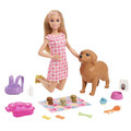Barbie® Doll and Newborn Pups Playset New 2022! HCK75 3+