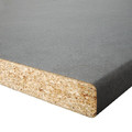 Kitchen Worktop 60 x 3,8 x 305 cm, porfido grafito