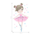 Wall Sticker 50x90cm - Ballerina Pink