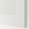 BESTÅ Shelf unit with doors, white/Mörtviken white, 120x42x64 cm