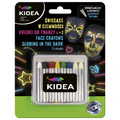 Kidea Face Crayons 6 Colours + 2 Colours Glowing in the Dark