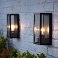 GoodHome Outdoor Wall Lamp Ambler 1 x 60 W E27, black