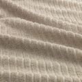 VÅGSJÖN Washcloth, light beige, 30x30 cm