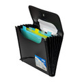 Document Folder with 6 Pockets A5 25mm, black