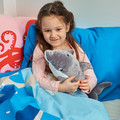 BLÅVINGAD Cushion cover, octopus pattern/pink, 50x50 cm