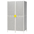BRÄNNBOLL Gaming station, light grey/white, 100x72x180 cm