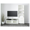 BRIMNES TV storage combination, white, 180x41x190 cm
