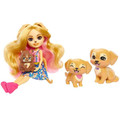 Enchantimals City Tails Gerika Golden Retriever & Puppies HHB85 4+