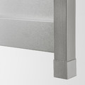 VÅRSTA Cover panel with legs, stainless steel, 39x80 cm