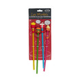 Reusable Plastic Straw Set (4 Pieces) Fast Food