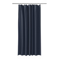 Shower Curtain GoodHome Koros 180 x 200 cm, dark blue
