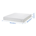 ÅNNELAND Hybrid mattress, medium firm/white, Standard Super King